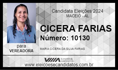 Candidato CICERA FARIAS 2024 - MACEIÓ - Eleições