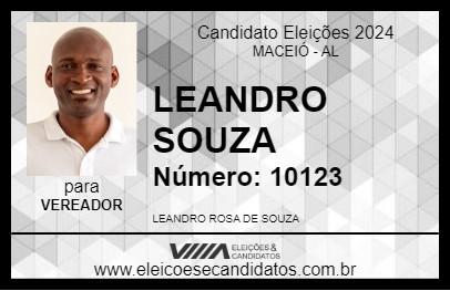 Candidato LEANDRO SOUZA 2024 - MACEIÓ - Eleições