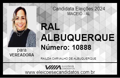 Candidato RAL ALBUQUERQUE 2024 - MACEIÓ - Eleições