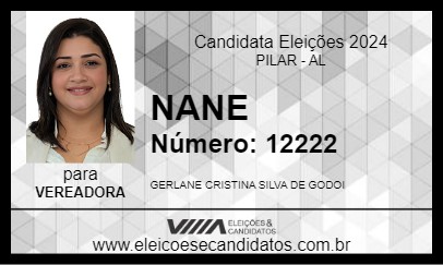 Candidato NANE 2024 - PILAR - Eleições