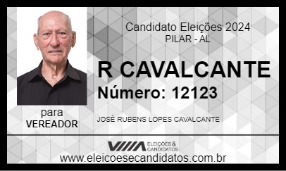 Candidato R CAVALCANTE 2024 - PILAR - Eleições