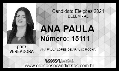 Candidato ANA PAULA 2024 - BELÉM - Eleições