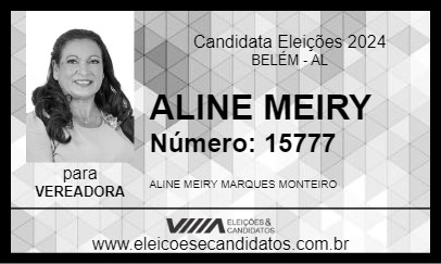 Candidato ALINE MEIRY 2024 - BELÉM - Eleições