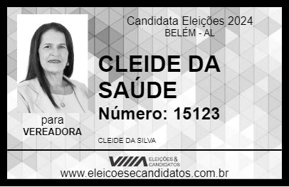 Candidato CLEIDE DA SAÚDE 2024 - BELÉM - Eleições