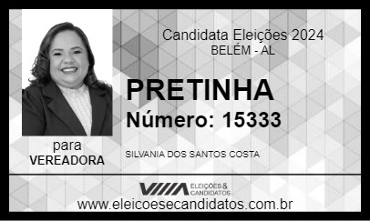 Candidato PRETINHA 2024 - BELÉM - Eleições