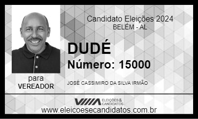 Candidato DUDÉ 2024 - BELÉM - Eleições