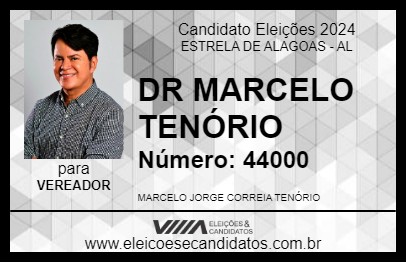 Candidato DR MARCELO TENÓRIO 2024 - ESTRELA DE ALAGOAS - Eleições