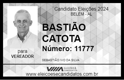 Candidato BASTIÃO CATOTA 2024 - BELÉM - Eleições