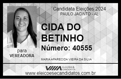 Candidato CIDA DO BETINHO 2024 - PAULO JACINTO - Eleições