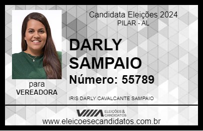 Candidato DARLY SAMPAIO 2024 - PILAR - Eleições