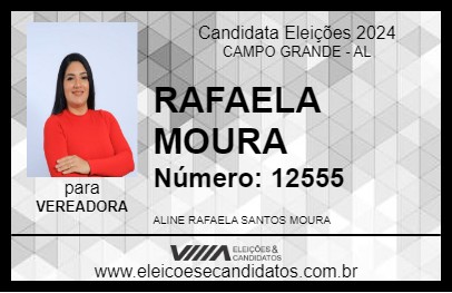 Candidato RAFAELA MOURA 2024 - CAMPO GRANDE - Eleições