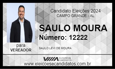 Candidato SAULO MOURA 2024 - CAMPO GRANDE - Eleições