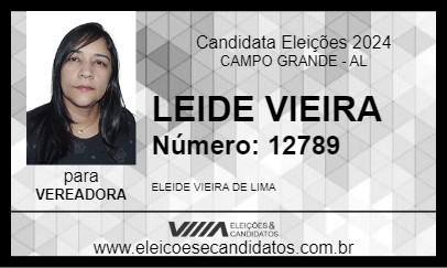 Candidato LEIDE VIEIRA 2024 - CAMPO GRANDE - Eleições