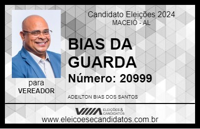 Candidato BIAS DA GUARDA 2024 - MACEIÓ - Eleições