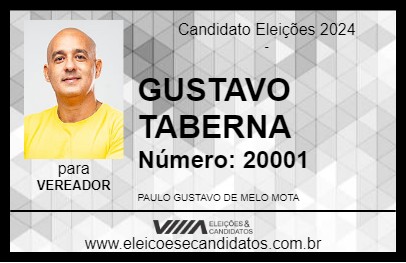 Candidato GUSTAVO TABERNA 2024 - MACEIÓ - Eleições