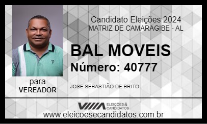 Candidato BAL MOVEIS 2024 - MATRIZ DE CAMARAGIBE - Eleições