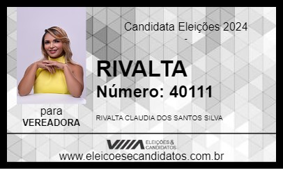 Candidato RIVALTA 2024 - MATRIZ DE CAMARAGIBE - Eleições