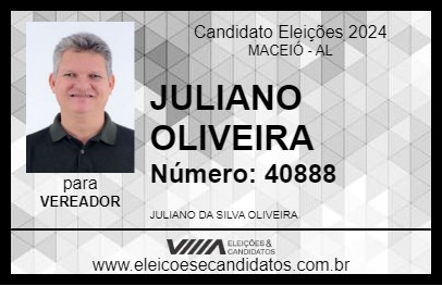 Candidato JULIANO OLIVEIRA 2024 - MACEIÓ - Eleições