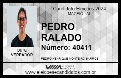 Candidato PEDRO RALADO 2024 - MACEIÓ - Eleições