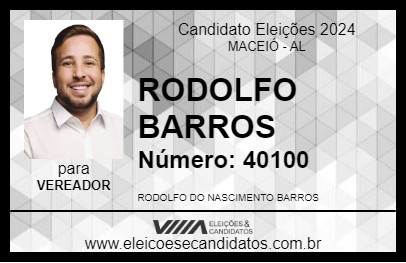 Candidato RODOLFO BARROS 2024 - MACEIÓ - Eleições