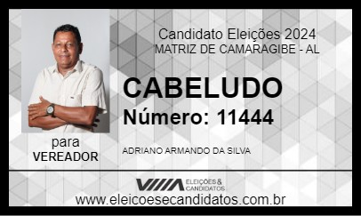 Candidato CABELUDO 2024 - MATRIZ DE CAMARAGIBE - Eleições