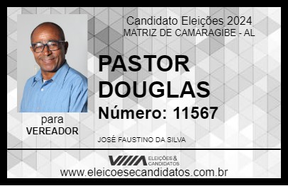 Candidato PASTOR DOUGLAS 2024 - MATRIZ DE CAMARAGIBE - Eleições