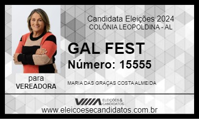 Candidato GAL FEST 2024 - COLÔNIA LEOPOLDINA - Eleições