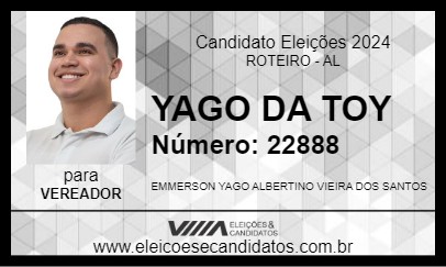 Candidato YAGO DA TOY 2024 - ROTEIRO - Eleições