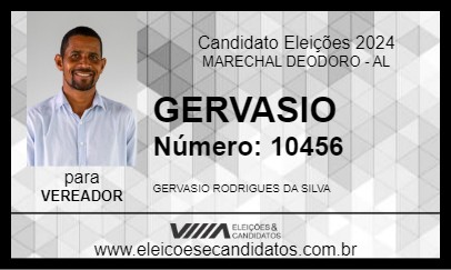 Candidato GERVASIO 2024 - MARECHAL DEODORO - Eleições