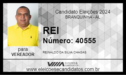 Candidato REI 2024 - BRANQUINHA - Eleições