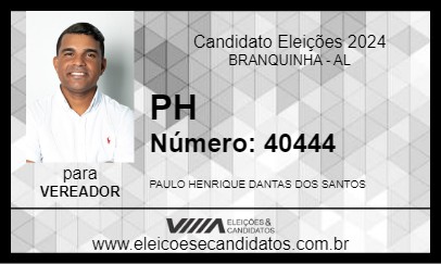 Candidato PH 2024 - BRANQUINHA - Eleições