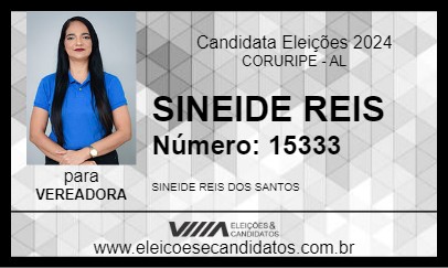 Candidato SINEIDE REIS 2024 - CORURIPE - Eleições