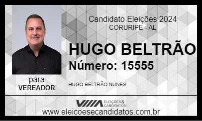 Candidato HUGO BELTRÃO 2024 - CORURIPE - Eleições