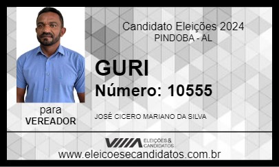 Candidato GURI 2024 - PINDOBA - Eleições