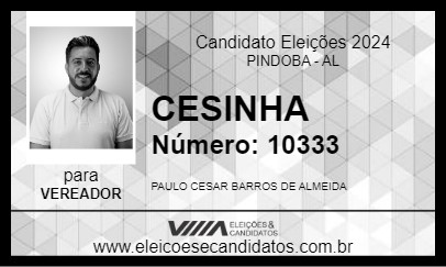 Candidato CESINHA 2024 - PINDOBA - Eleições