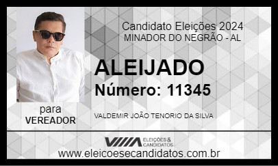 Candidato ALEIJADO 2024 - MINADOR DO NEGRÃO - Eleições