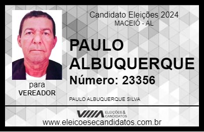 Candidato PAULO ALBUQUERQUE 2024 - MACEIÓ - Eleições