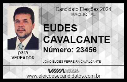 Candidato EUDES CAVALCANTE 2024 - MACEIÓ - Eleições