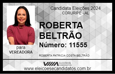 Candidato ROBERTA BELTRÃO 2024 - CORURIPE - Eleições