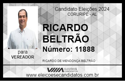 Candidato RICARDO BELTRÃO 2024 - CORURIPE - Eleições