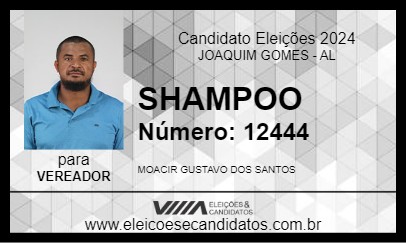 Candidato SHAMPOO 2024 - JOAQUIM GOMES - Eleições