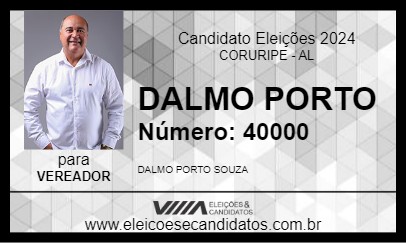 Candidato DALMO PORTO 2024 - CORURIPE - Eleições