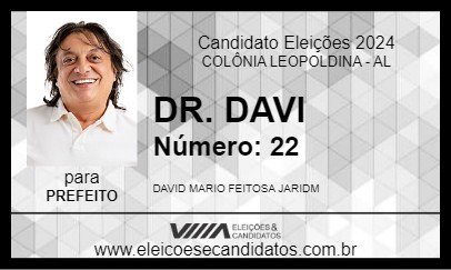 Candidato DR. DAVI 2024 - COLÔNIA LEOPOLDINA - Eleições