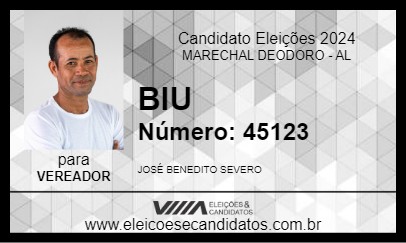 Candidato BIU 2024 - MARECHAL DEODORO - Eleições