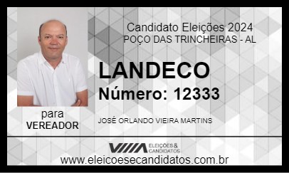 Candidato LANDECO 2024 - POÇO DAS TRINCHEIRAS - Eleições