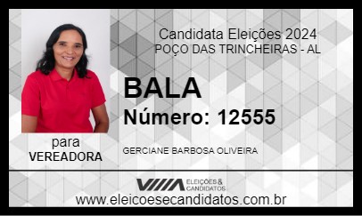 Candidato BALA 2024 - POÇO DAS TRINCHEIRAS - Eleições