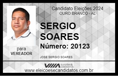 Candidato SERGIO SOARES 2024 - OURO BRANCO - Eleições