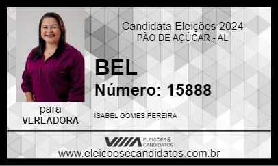 Candidato BEL 2024 - PÃO DE AÇÚCAR - Eleições