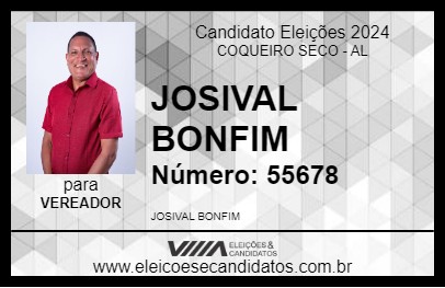 Candidato NEGO VAL 2024 - COQUEIRO SECO - Eleições