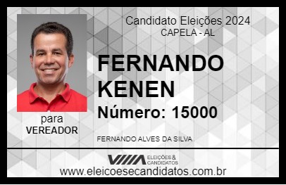 Candidato FERNANDO KENEN 2024 - CAPELA - Eleições